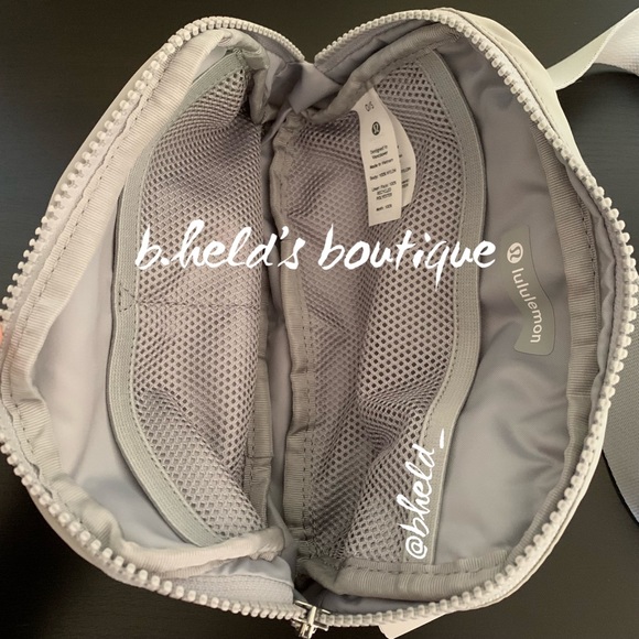 lululemon Everywhere Belt Bag in Silver Drop/White Wordmark (1L) Brand New NWT - Picture 9 of 16
